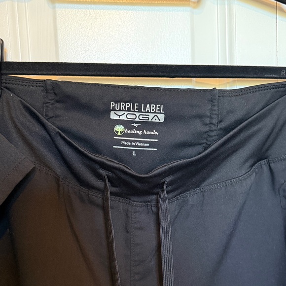 Black Purple Label Yoga Women's Scrub Set - Picture 3 of 4